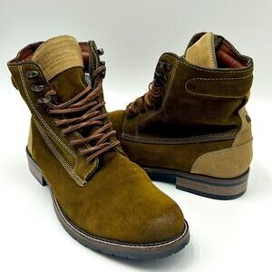 THE SUPERDRY CO. EDMOND COGNAC MENS LEATHER BOOT SIZE 12 EDMOND BOOT main image 2
